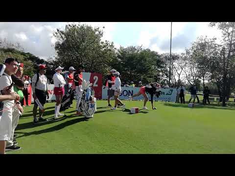 ホンダLPGAタイランド２０２４　畑岡奈採、原英莉花 の２番ホールティーショット原英莉花タイでの米女子ツアー今季初戦２番ホールのティーショットはぶっ飛びドライブ