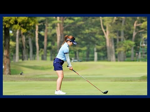 LPGA Rookie "Yuna Nishimura" Awesome Swing Motion & Slow Motion, 「西村優菜」すごいスイングモーション＆スローモーション 2024