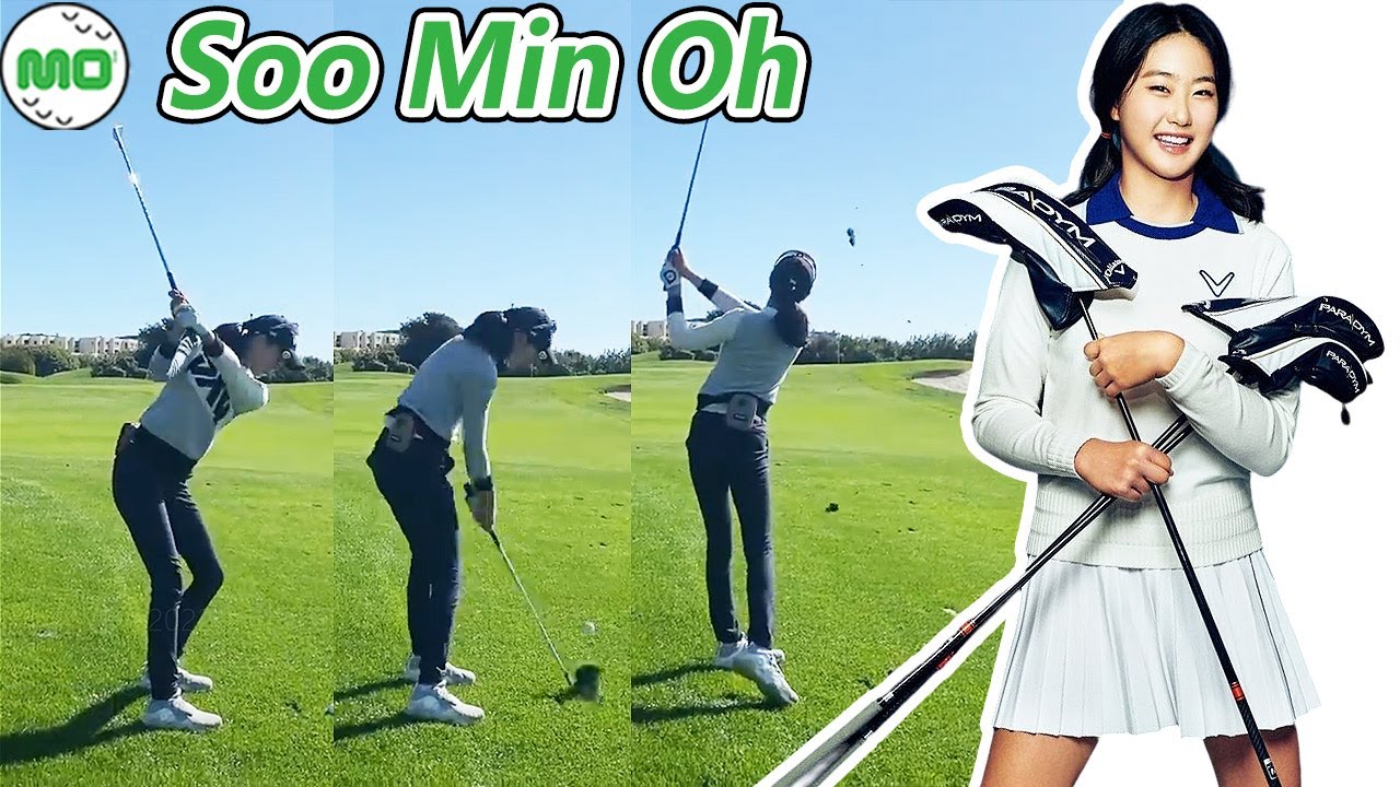 Soo Min Oh オ・スミン 韓国の女子ゴルフ スローモーションスイング!!!