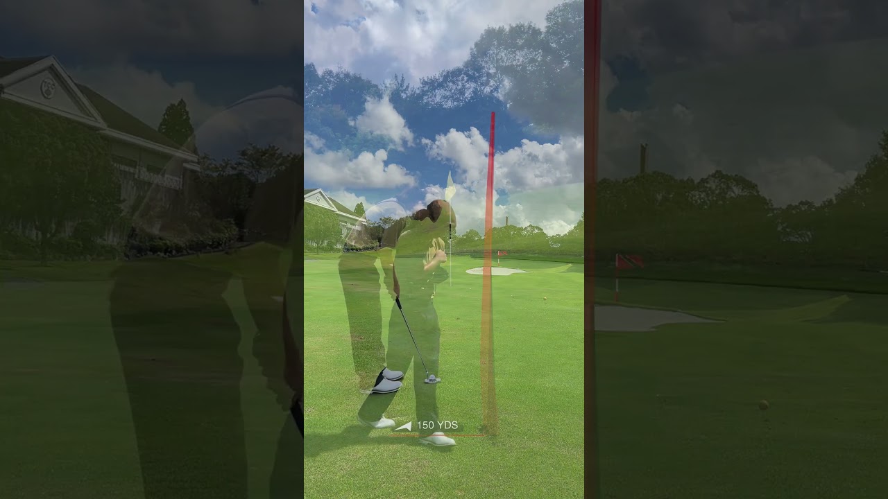 ７０台リアル。Par4  420yd#golf #vintage #ゴルフ #ゴルフスイング #70台のリアル