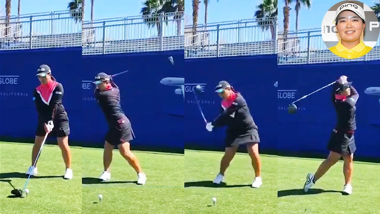 Ai Suzuki 鈴木愛 プロゴルファー DRIVER SHOT SLOW MOTION !!!