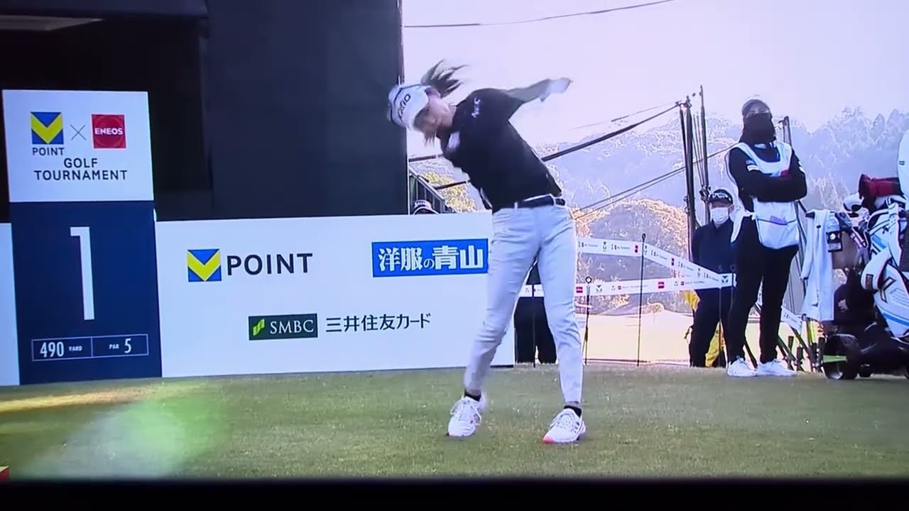 【女子ゴルフ】安田祐香  VポイントENEOS 2024 2日目  JLPGA