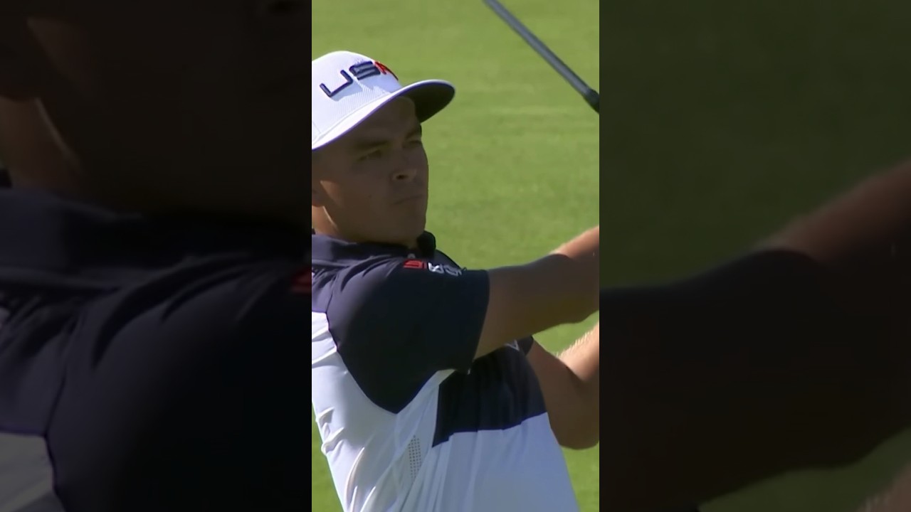 Rickie Fowler and Justin Rose's approach BATTLE! 🔥