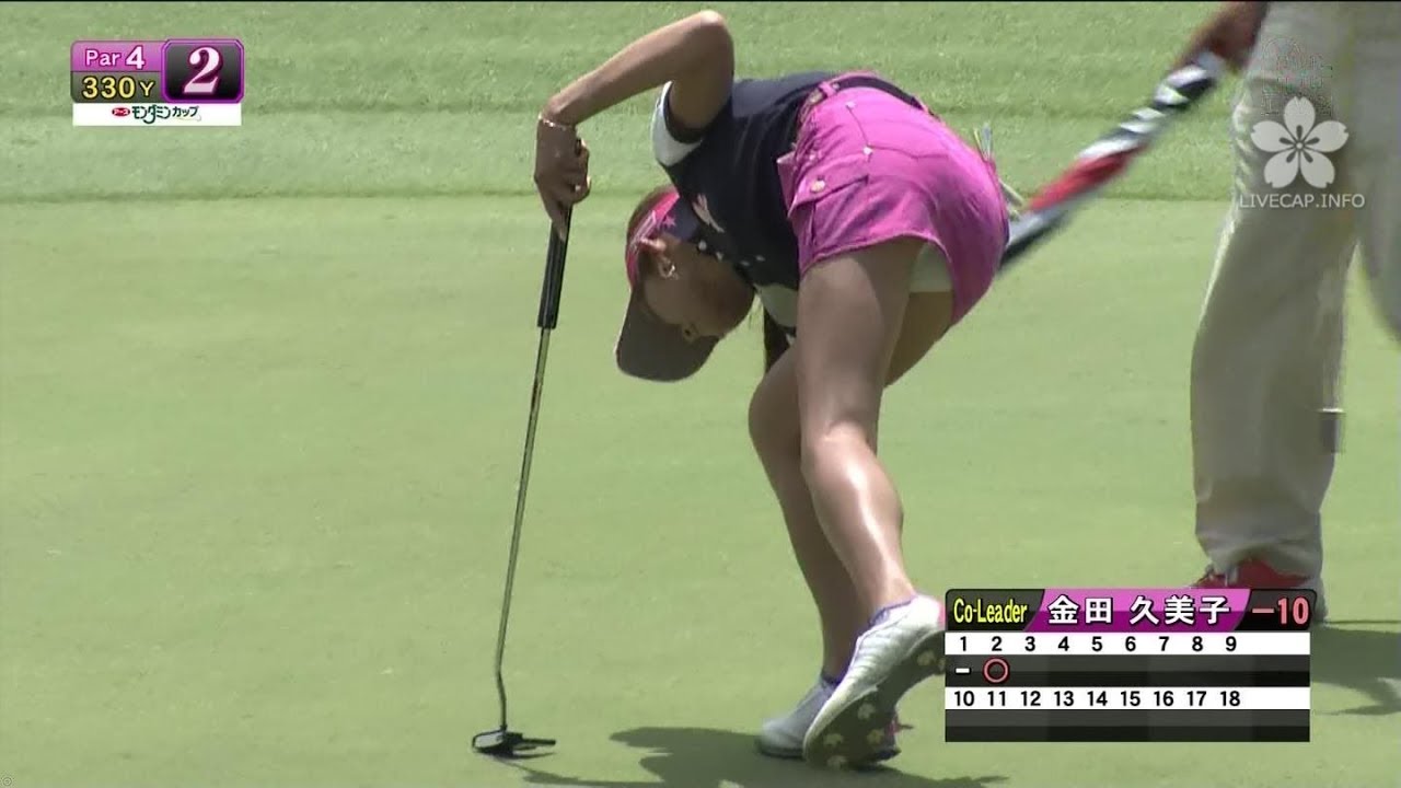 金田久美子 女子ゴルフ 画像