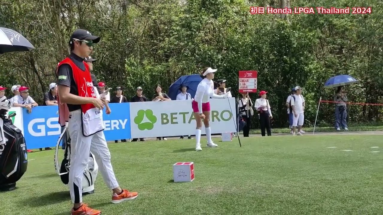 Honda LPGA Thailand 2024.初日11－14番 畑岡奈紗・原英莉花選手