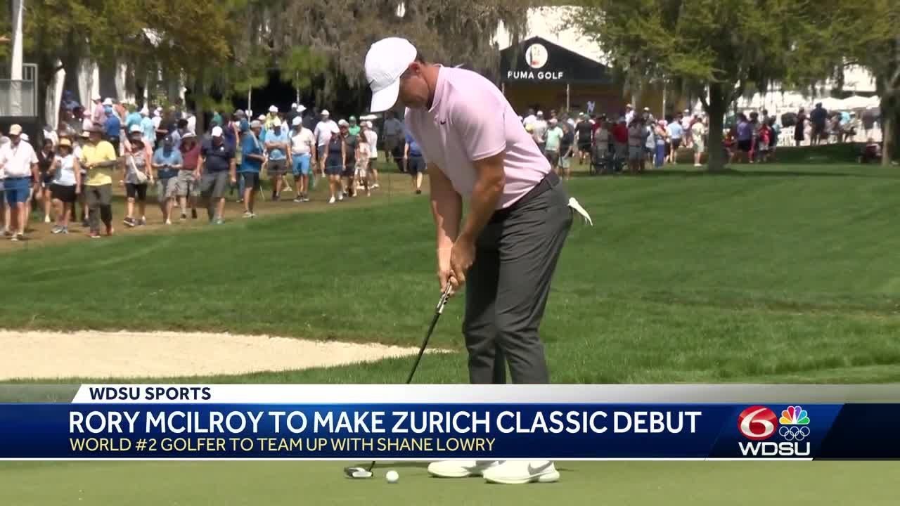 Top player Rory McIlroy will play at Zurich Classic
