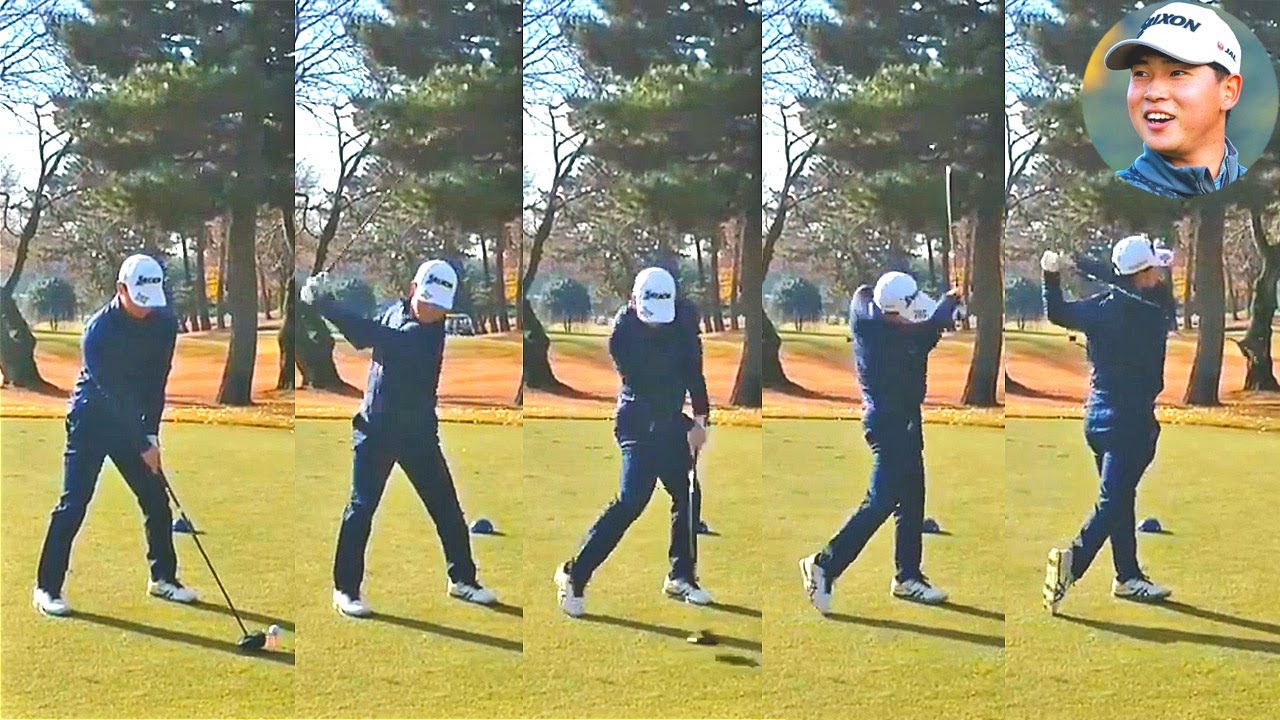 Yuto Katsuragawa 桂川有人 プロゴルファー DRIVER SHOT SLOW MOTION !!!