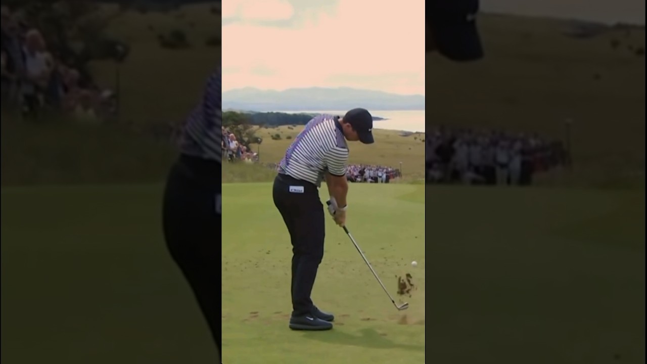 헤드가 마지막에 움직이게🔥 Perfect swing 💯 rorymcilroy slow mo DTL #shotrs #golf #rorymcilroy #로리맥길로이