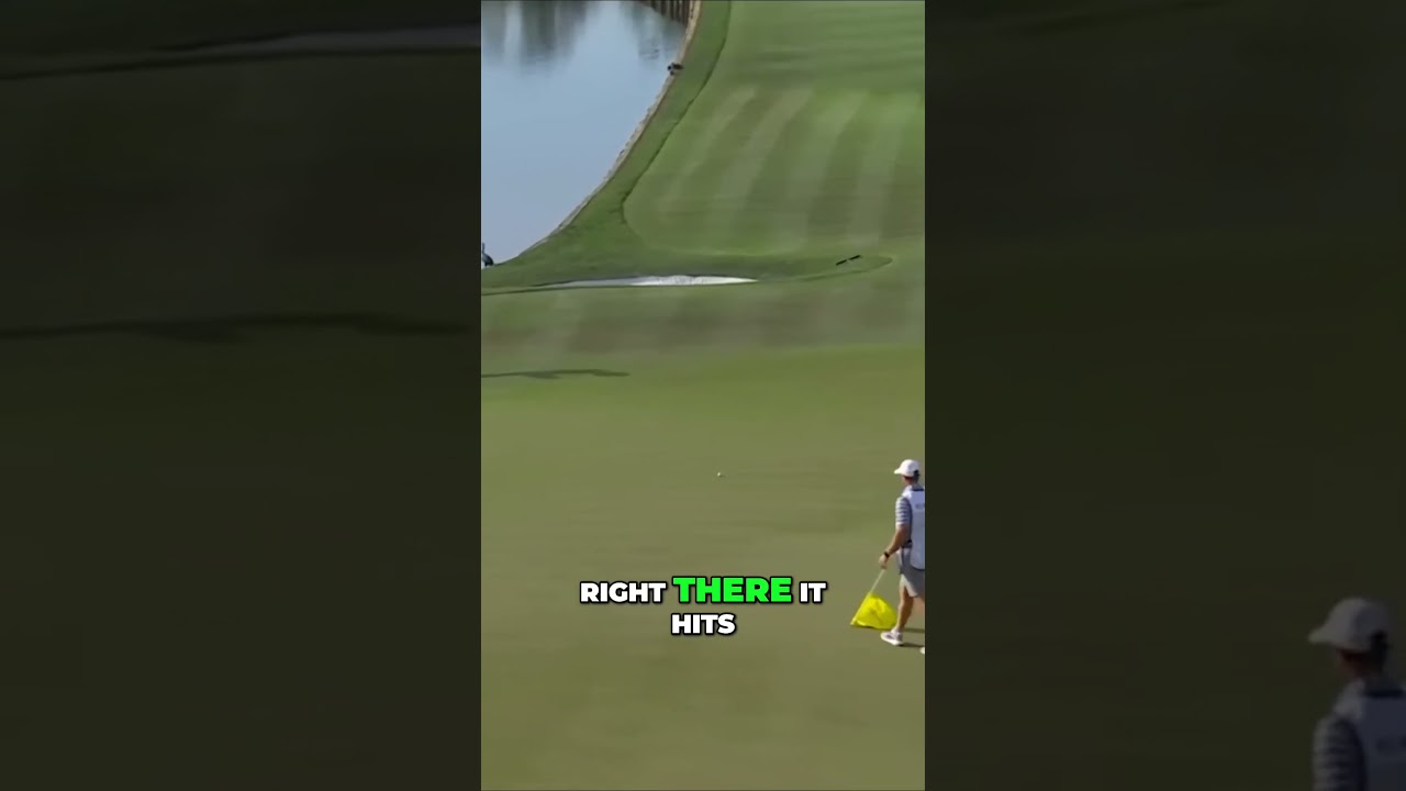 Unbelievable Eagle Shot at the Ninth! Matthew Fitzpatrick's Epic Performance #golf #worldclassgolf