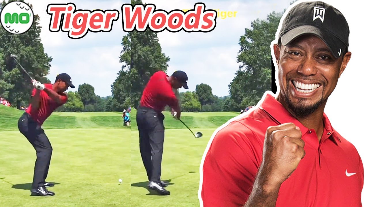 Tiger Woods タイガー・ウッズ 米国の男子ゴルフ スローモーションスイング!!!