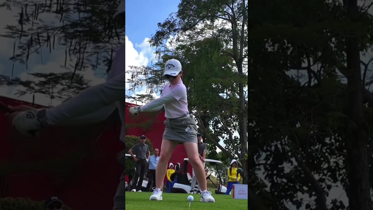 西村優奈｜インパクト時の右ひじはこうです