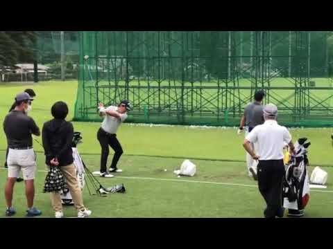 深堀 圭一郎プロ ドライバー練習