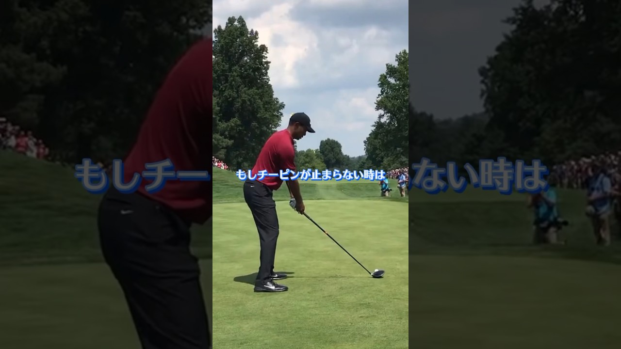 タイガー・ウッズがチーピンを修正するためのコツ！公式ライン無料プレゼント配布中🎁URLはプロフィールまでチェック！#ゴルフ練習場 #ゴルフ練習 #ゴルフ #美しいスイング #スイング練習