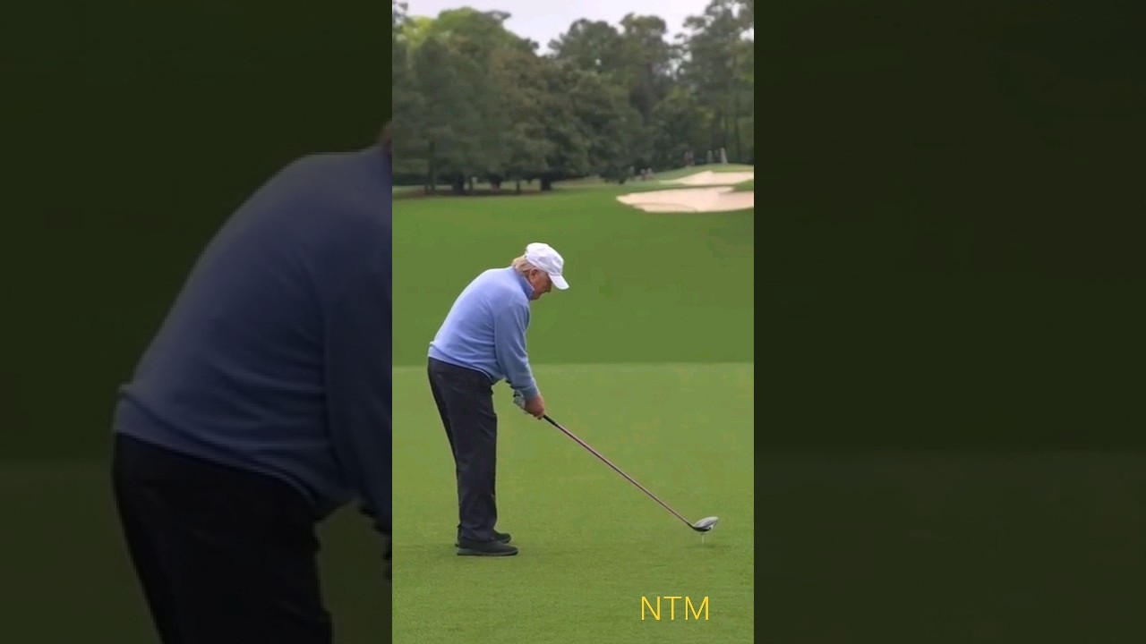 Jack Nicklaus tees off 2024 Masters, 61 years after his first green jacket. #jacknicklaus #golf