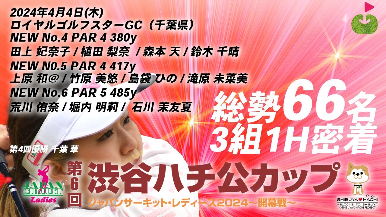 【NEW4-6組目】今年もはじまるプロテスト合格を目指した選手達の戦い！ジャパンサーキットレディース開幕戦『3組1H密着②』