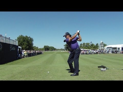 Phil Mickelson slo-mo swing analysis at Cadillac