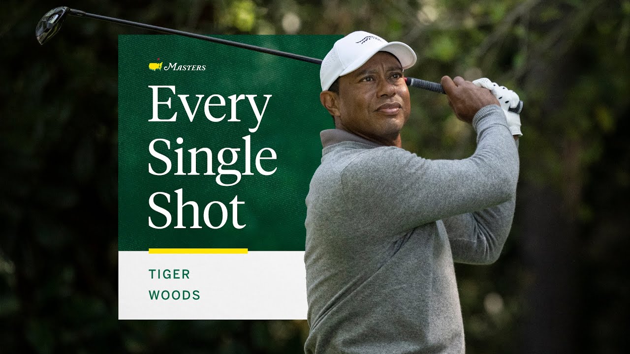 Tiger Woods Second Round | Every Single Shot | The Masters