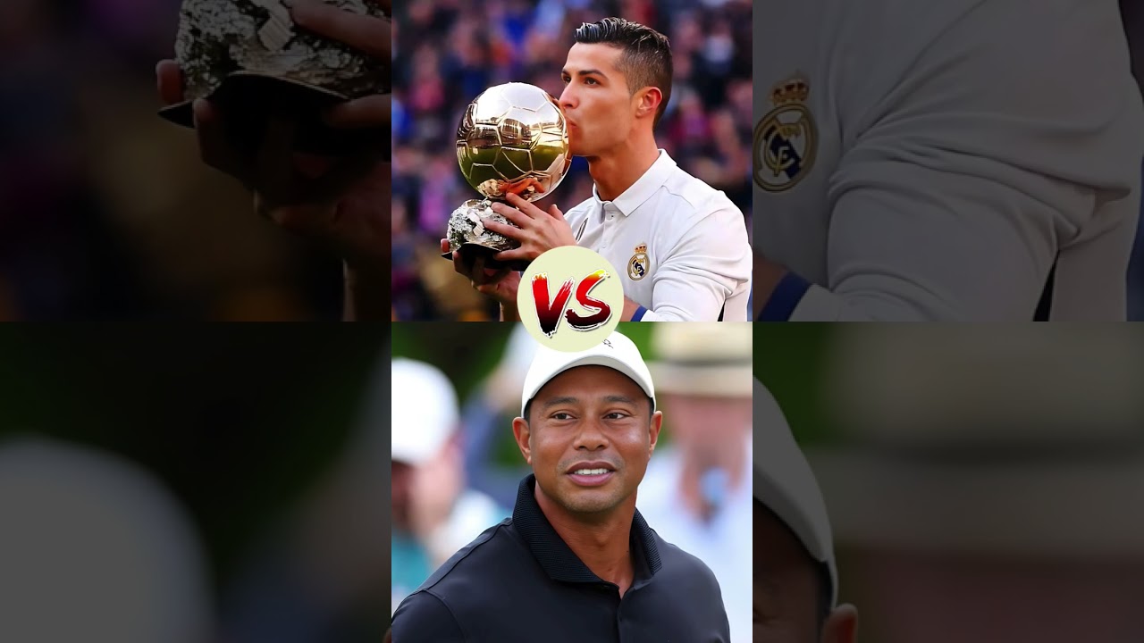 Ronaldo vs Tiger Woods (vote your favourite) #trendingshorts #cristianoronaldo #c7r #tigerwoods