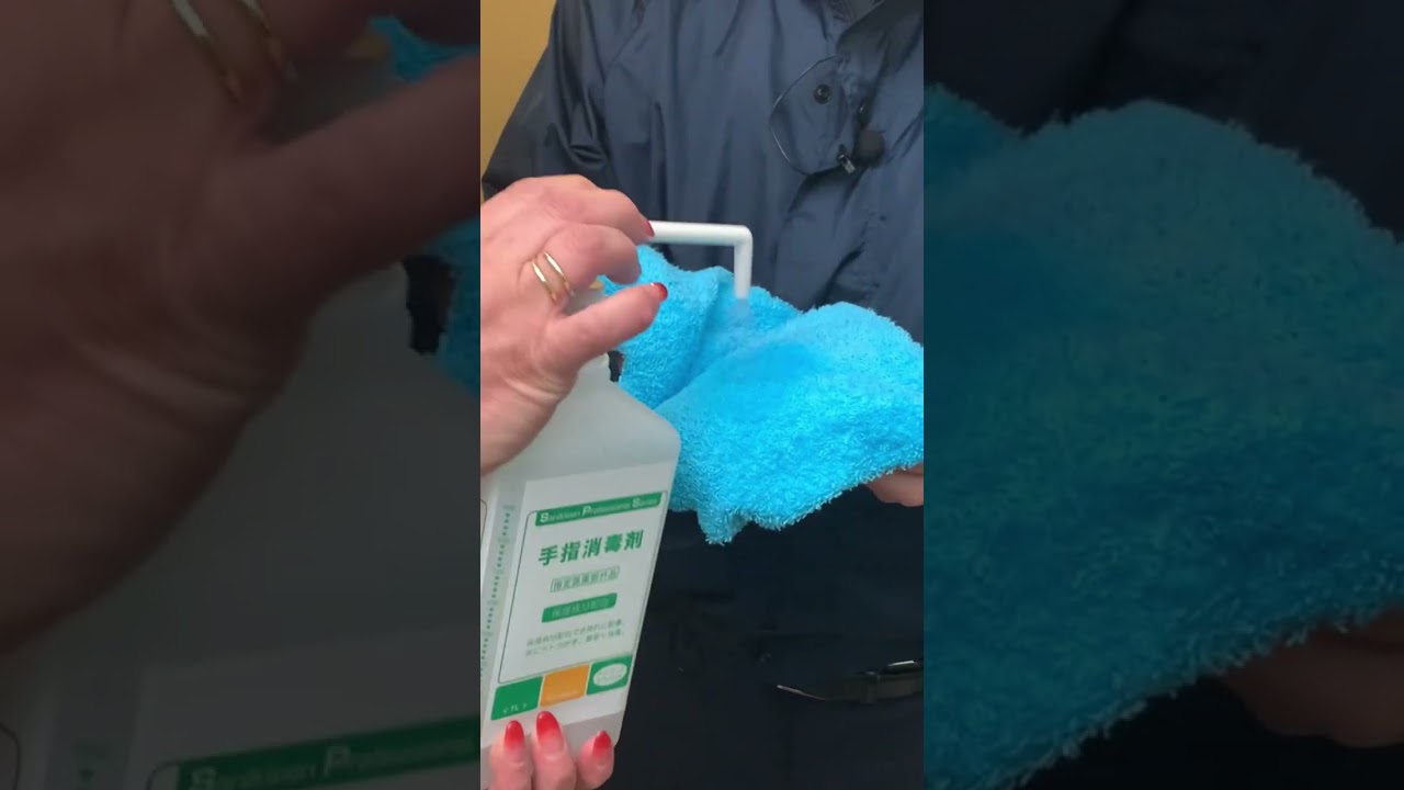 #shorts 【堀琴音プロ説！アルコールで鏡の清掃！？】きれいになるか検証してみました！ #濠琴音 プロ #堀奈津佳 プロ #サニクリーン #掃除 #サニクリーン中国 #鏡の清掃