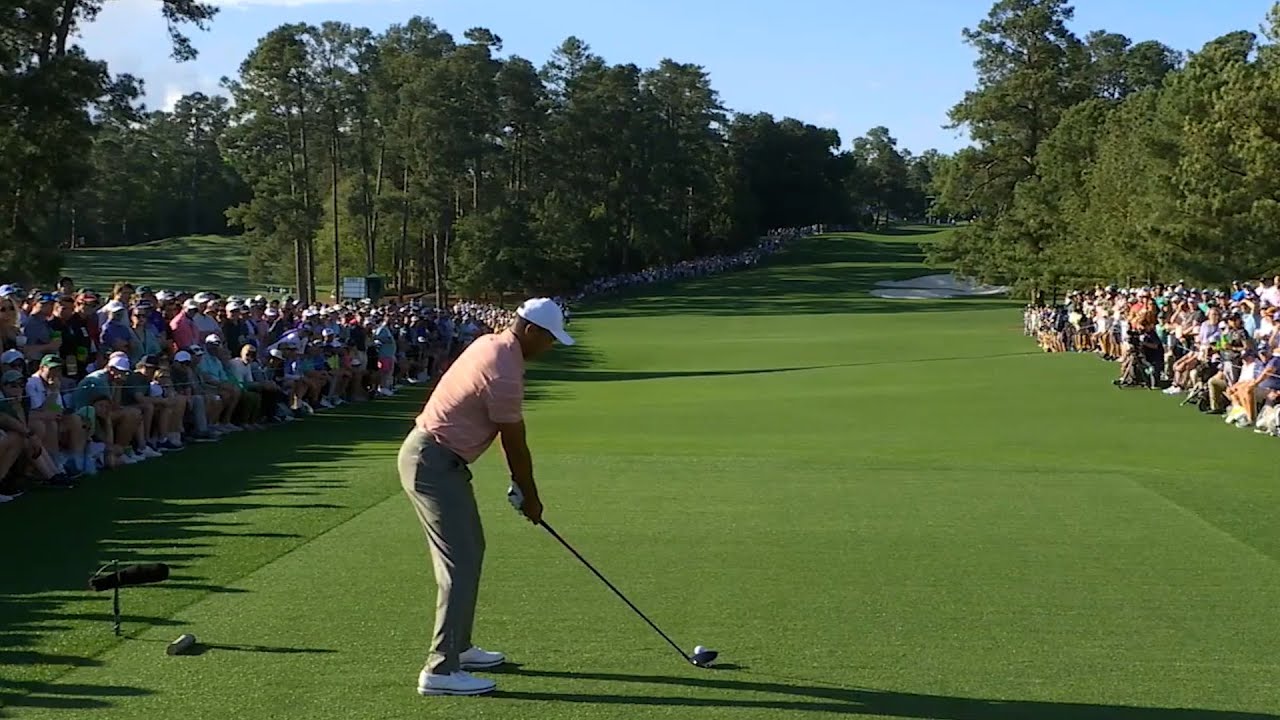 2024 Tiger Woods Awesome Swing Motion & Slow Motion, タイガー・ウッズの素晴らしいスイングモーションとスローモーション