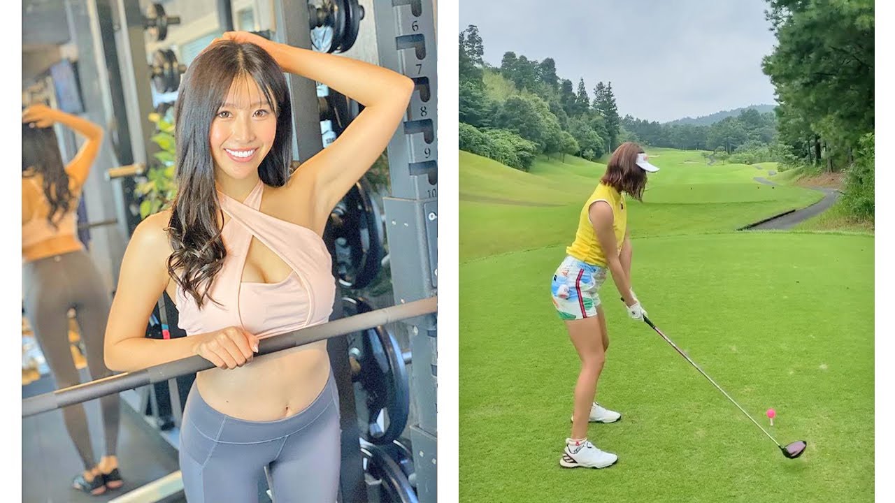あいり 日本女子ゴルファー スイング!!! 아이리 골퍼 Airi