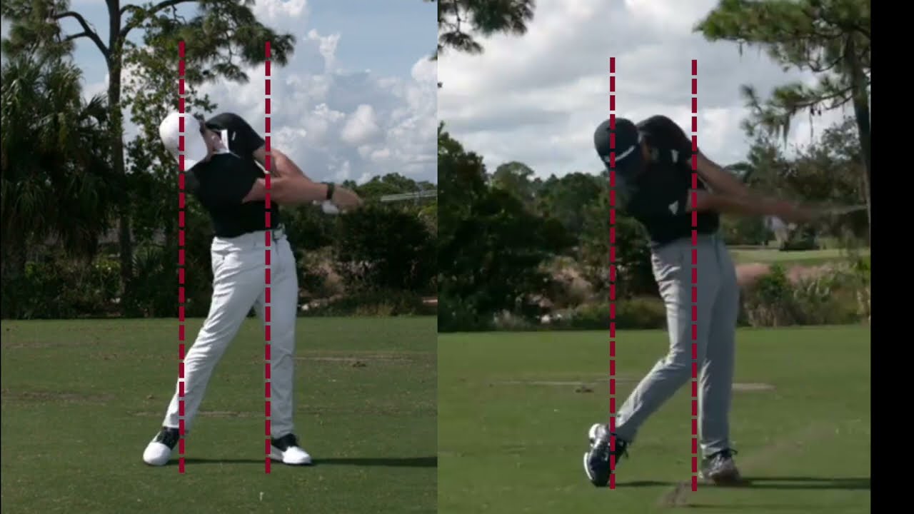 【ローリー・マキロイとコリン・モリカワ】のスイング・フォーム