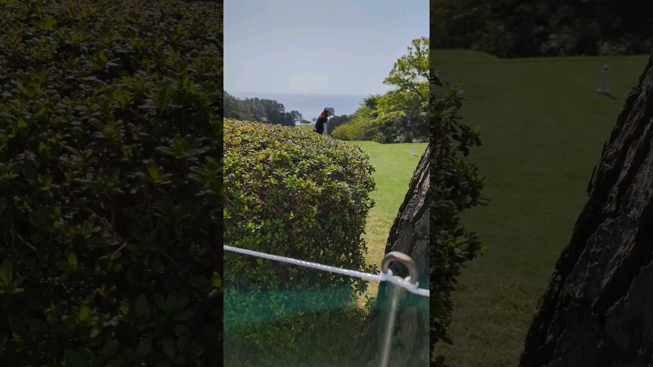 女子ゴルフ  新垣比菜  フジサンケイレディス 2024  #shorts