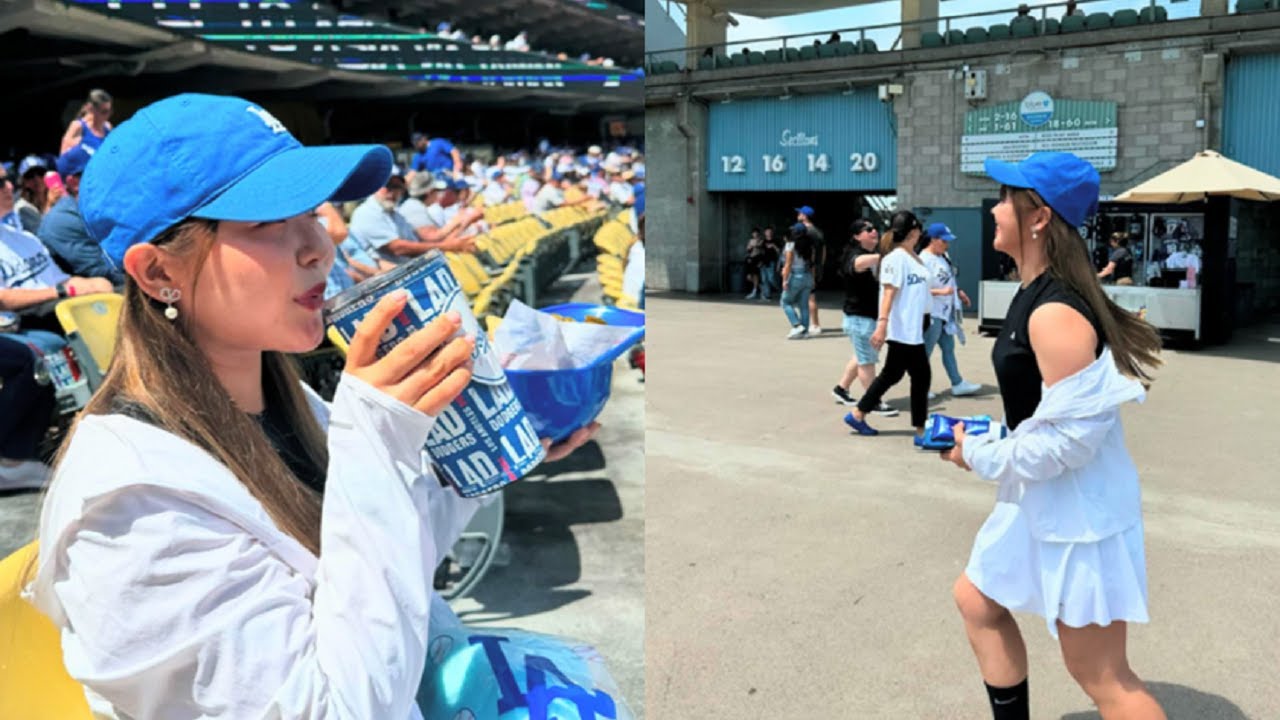 🔴大谷翔平を生観戦！ 吉田優利が24歳誕生日にドジャースタジアムへ…アメリカでの“プライベート”ショットに反響続々👀