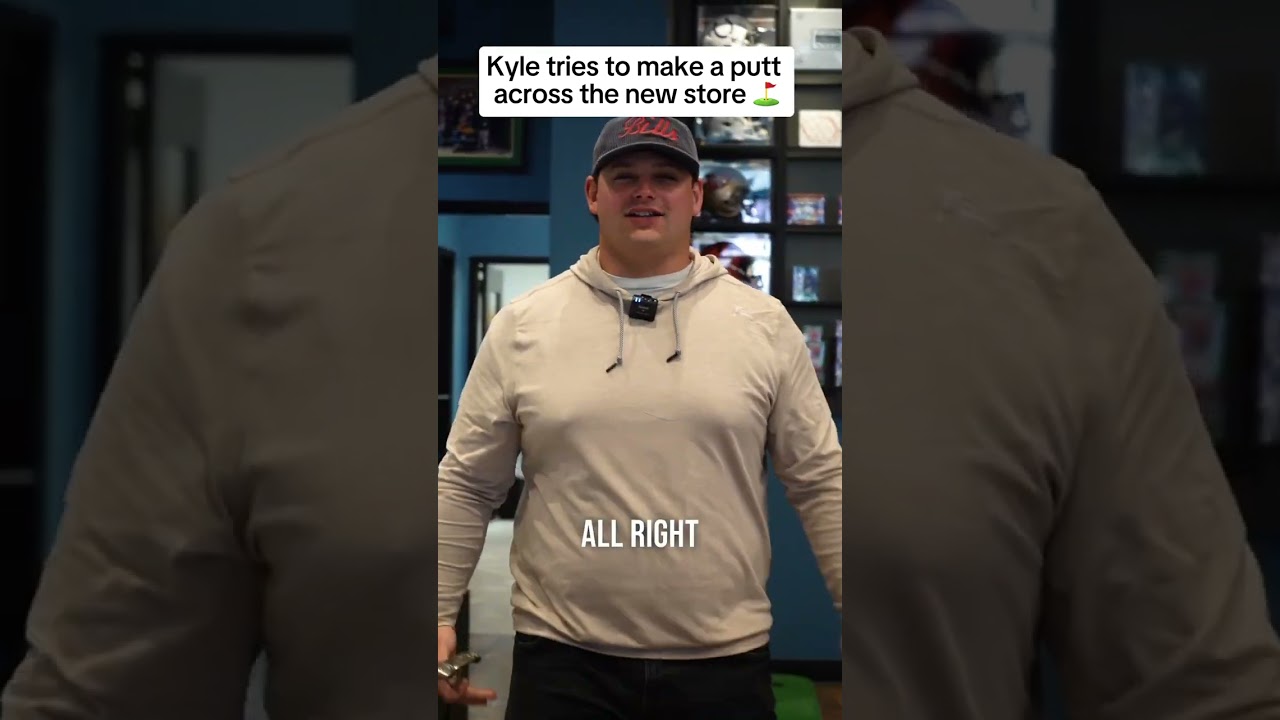 Kyle Channels his inner Tiger Woods ⛳ #fyp #viral #golf #pga #tigerwoods