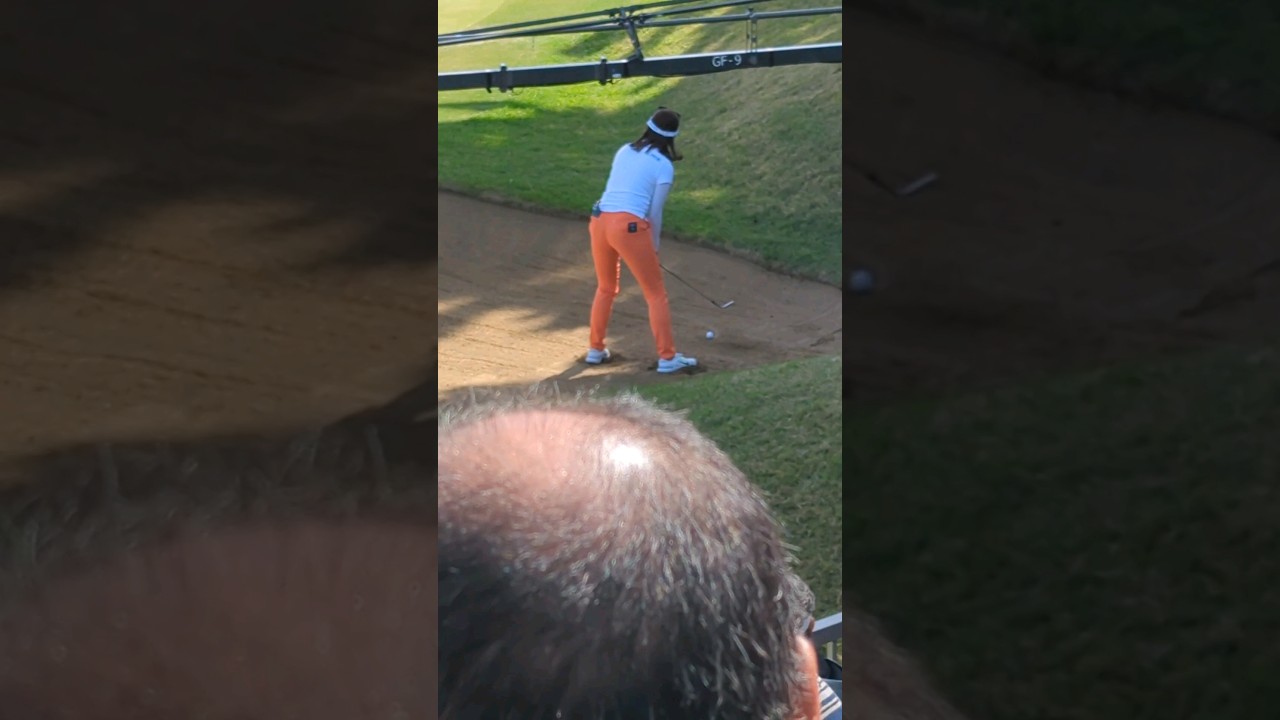 脇元華  バンカーショット  フジサンケイレディス 2024 #shorts #golf