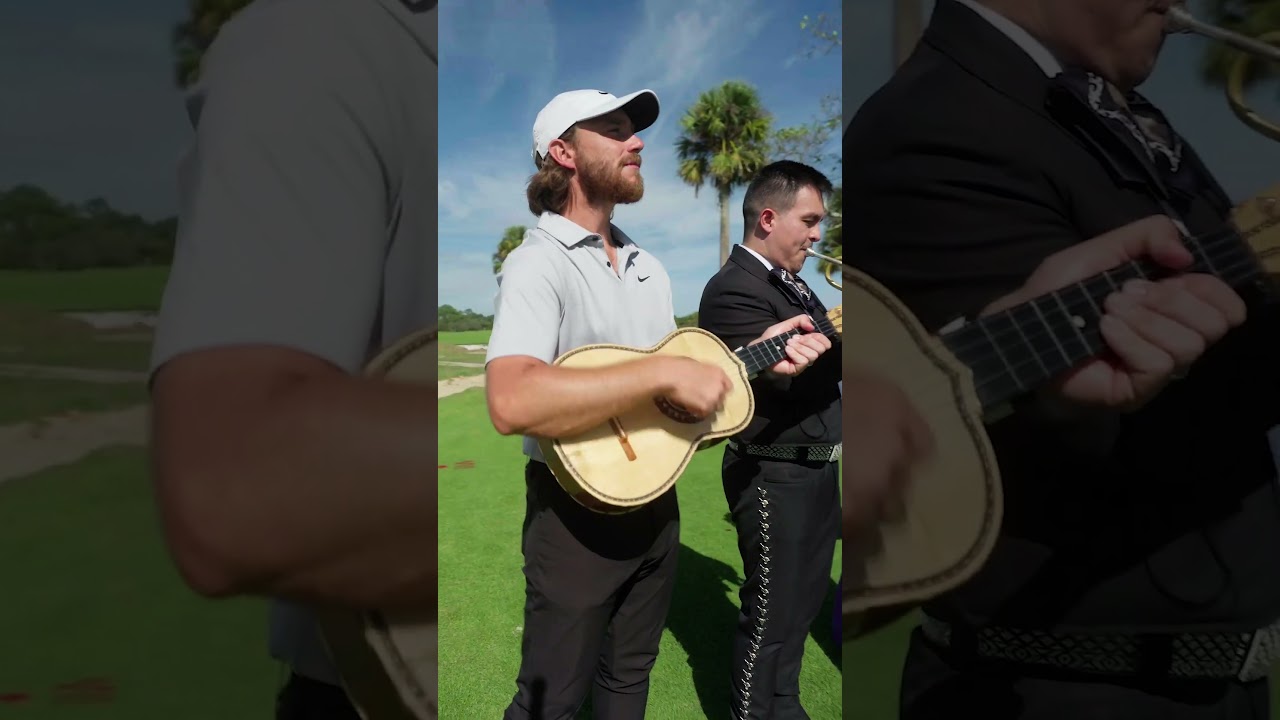 Rickie Fowler's backswing Gets Interrupted By A Mariachi Band | TaylorMade Golf