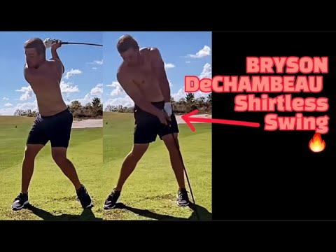 BRYSON DECHAMBEAU Driver FO 🔥 (shirtless)