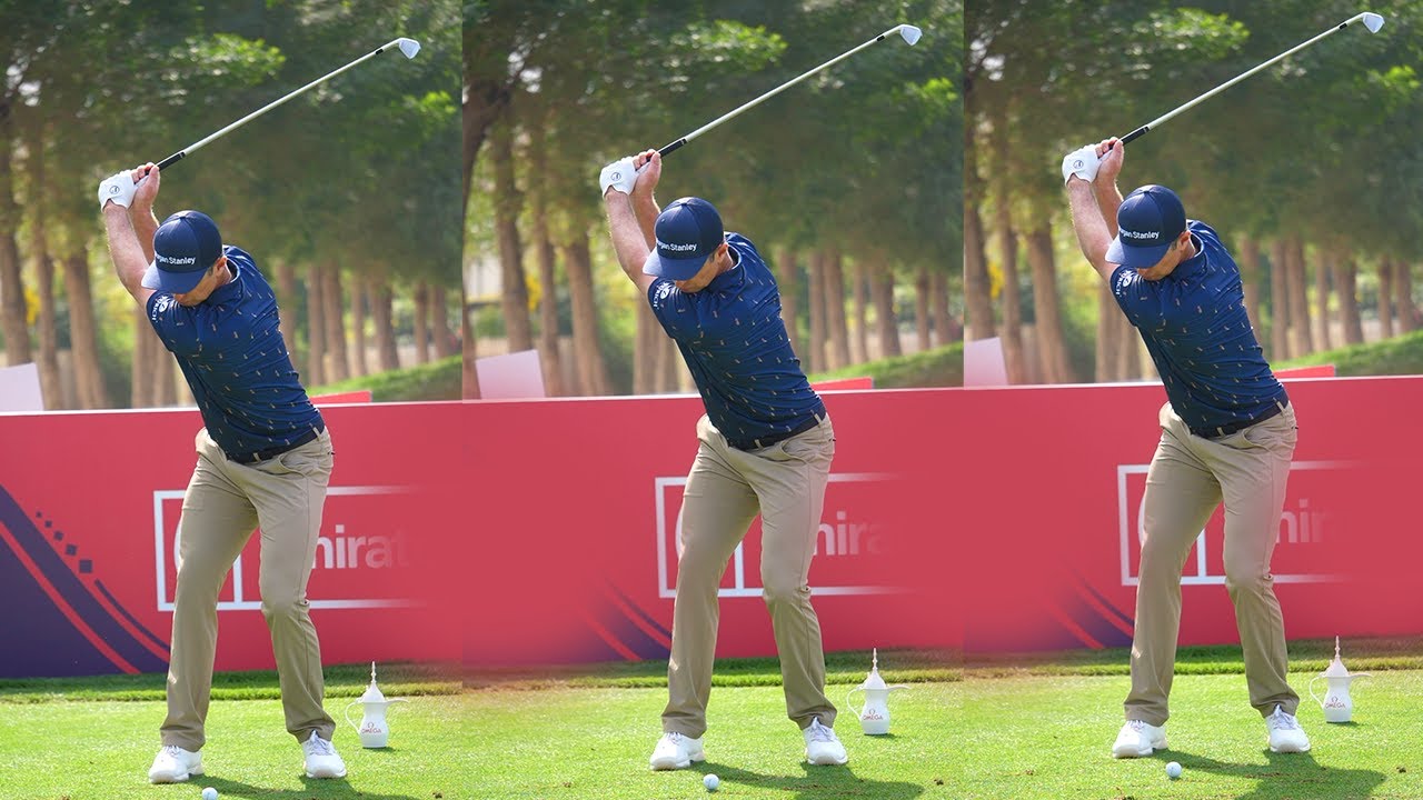Justin Rose Slow Motion Golf Swing FO