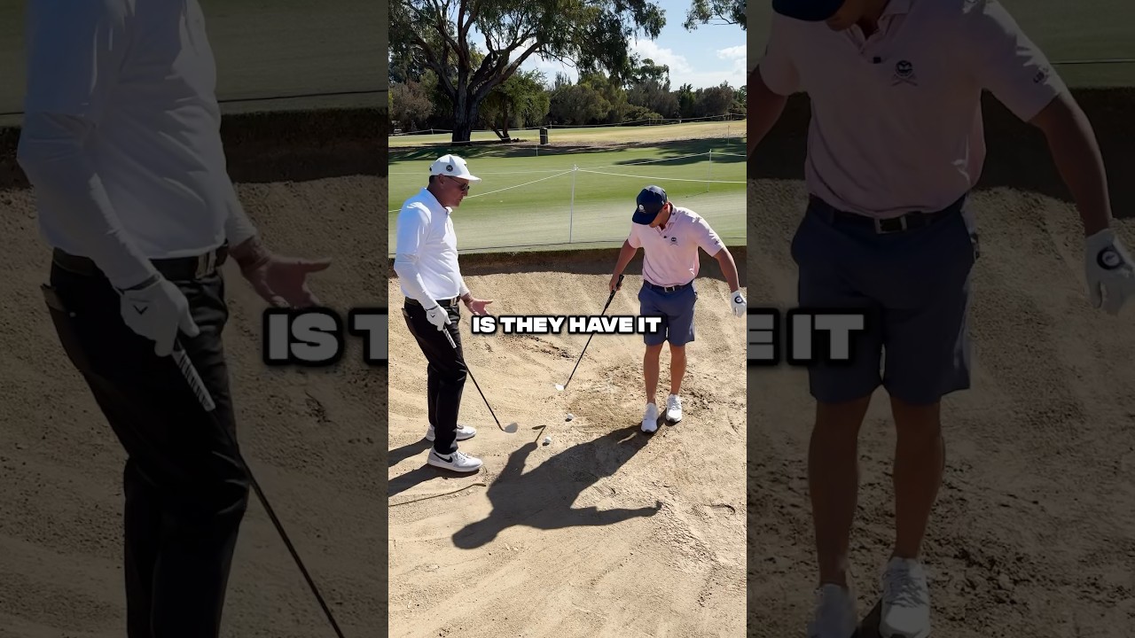 Phil Gives Bryson A Bunker Lesson #golf