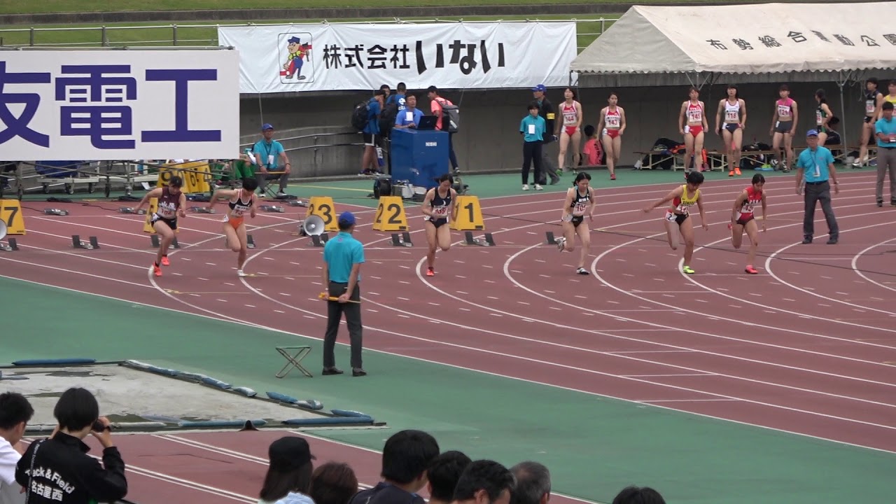 FUSE SPRINT2019 一般・高校女子100m予選2組 田中萌香12.89(+0.5) Moka TANAKA