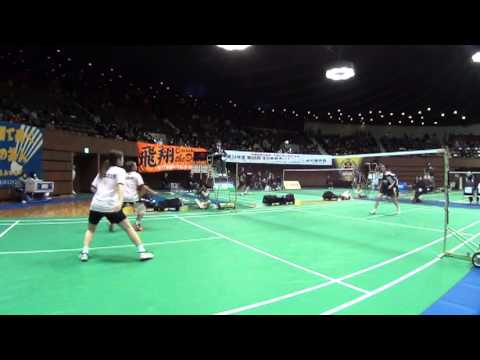 鈴木温子/熊谷早也佳（日本体育大）VS脇田侑/江藤理恵（岐阜トリッキー）