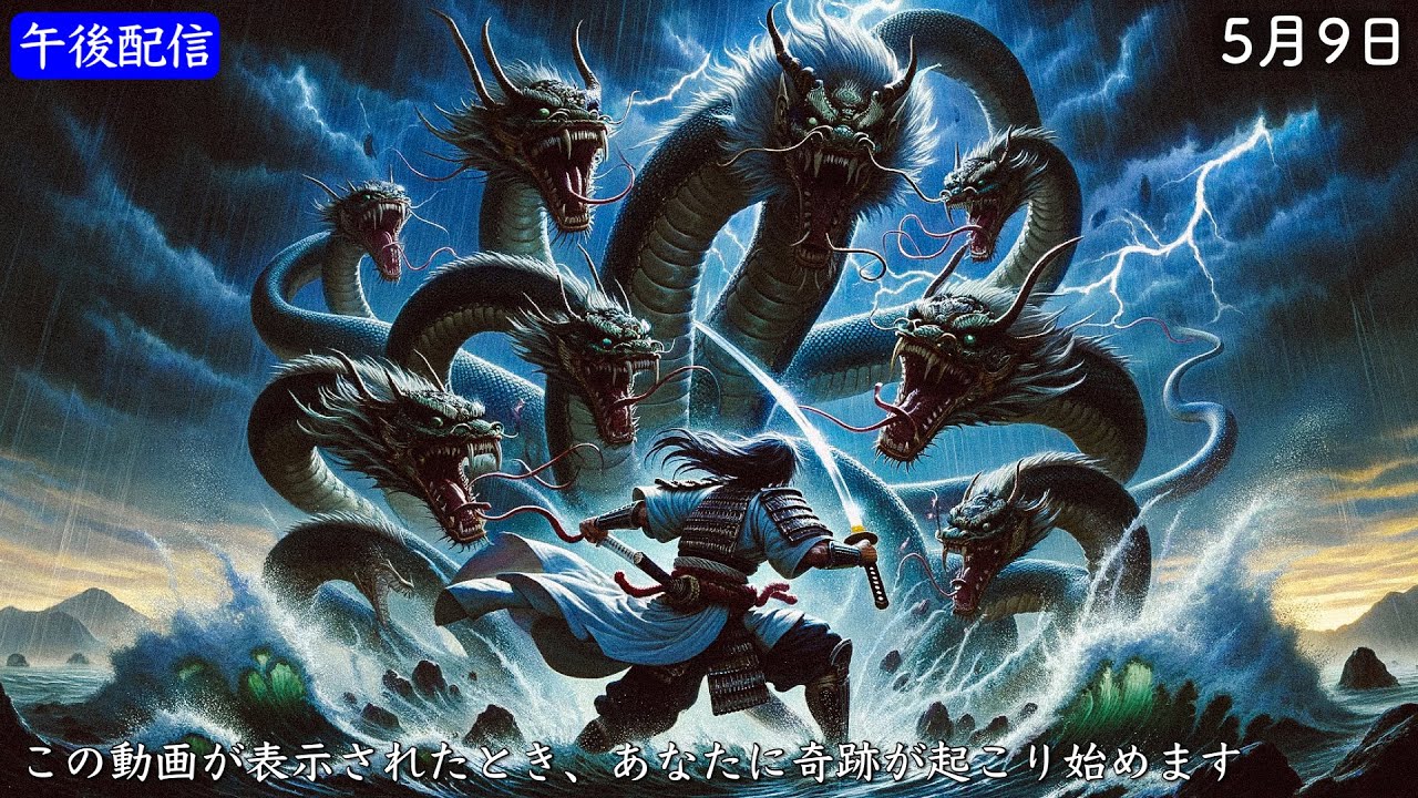 【5月9日(木)午後】この動画にたどり着いたとき､あなたの人生に奇跡が起こり始め本当の幸せが訪れる　※2024年5月9日　須佐神社 [素戔嗚尊]　家業繁栄　家内安全　所願成就