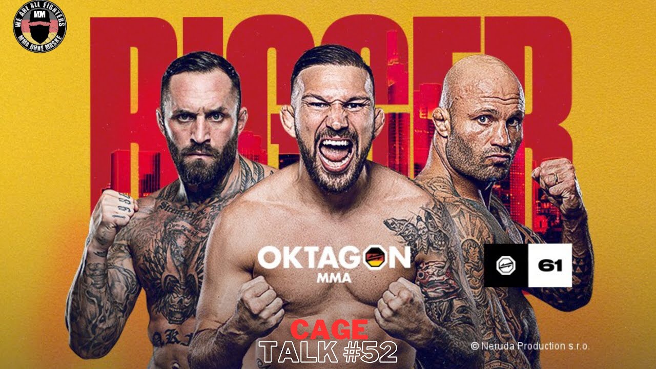 🔴CAGE TALK #052 ❗️ECKERLIN VS JUNGWIRTH WER WIRD KÖNIG VON DEUTSCHLAND SEIN ?? OKTAGON #057 REVIEW