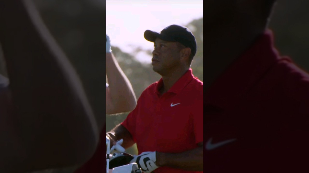 When the GOAT compliments you... It's a great day 🐯 #golf #tiger #golfswing