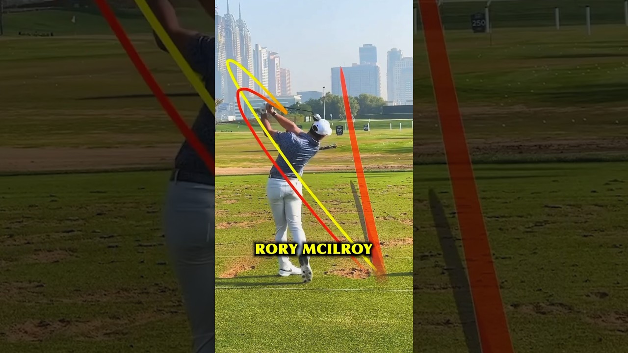 The iron swing vs the driver swing - Rory Mcilroy #golftips #golftechnique #golfingtips