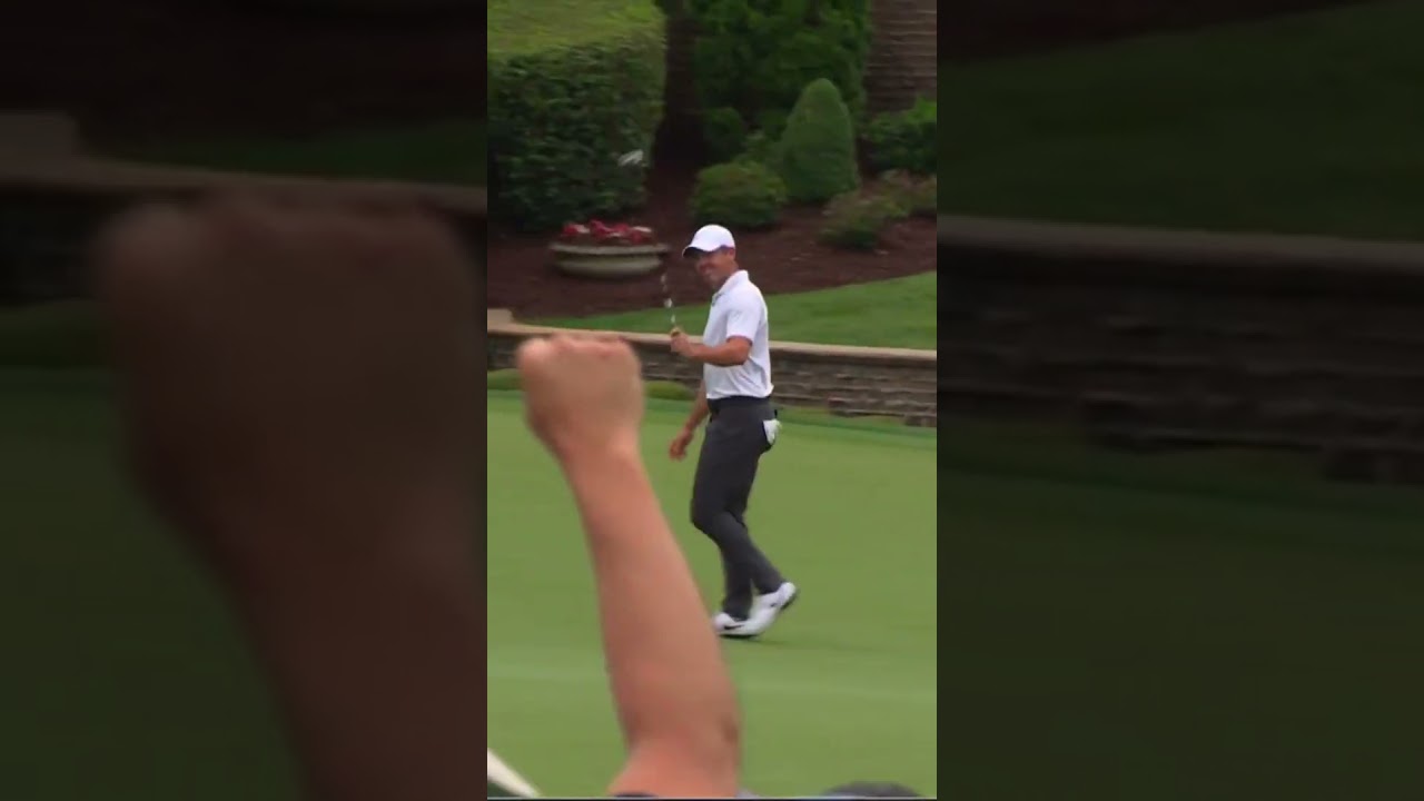 Rory drills 50-footer for eagle in Wells Fargo Championship 🦅⛳
