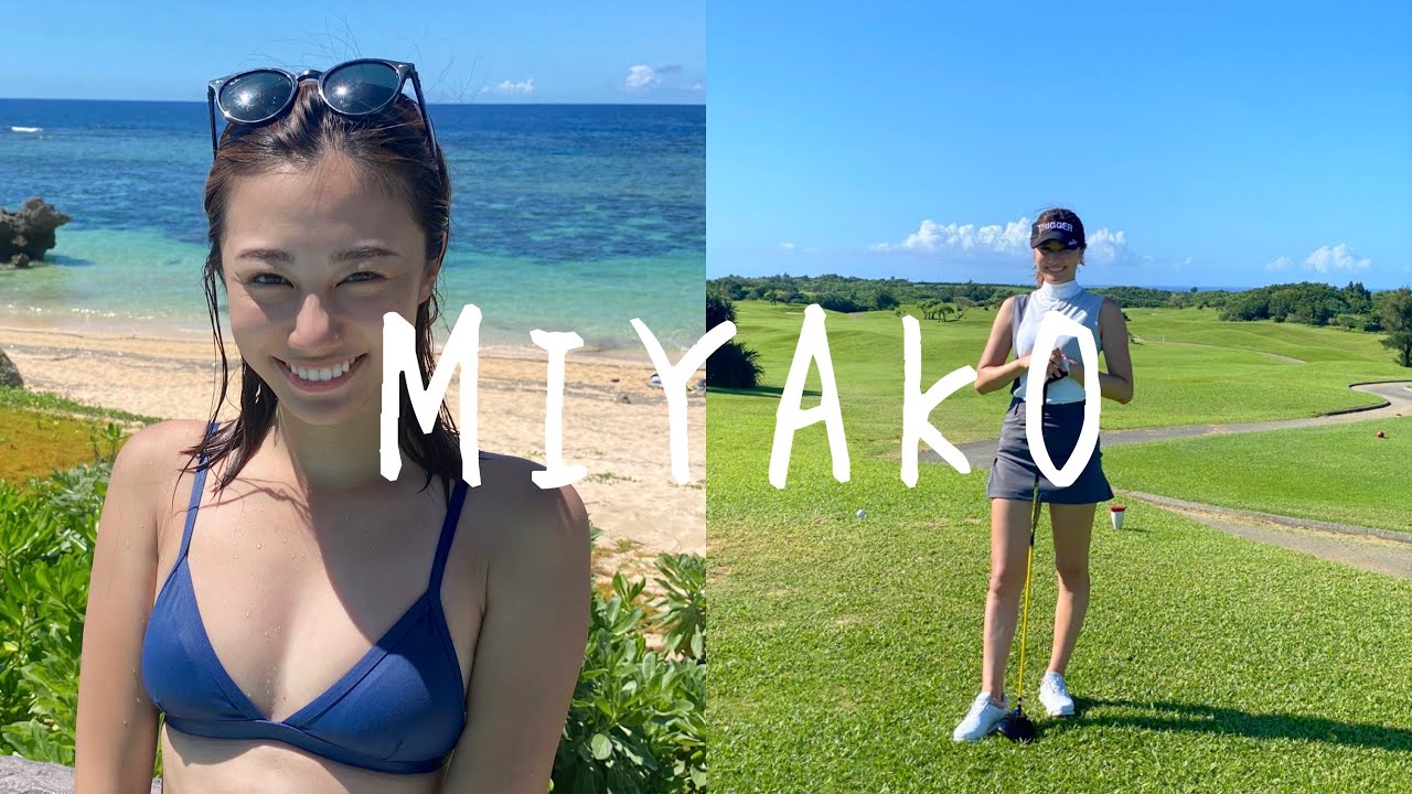 【宮古島】海にゴルフに⛳️🏄‍♀️