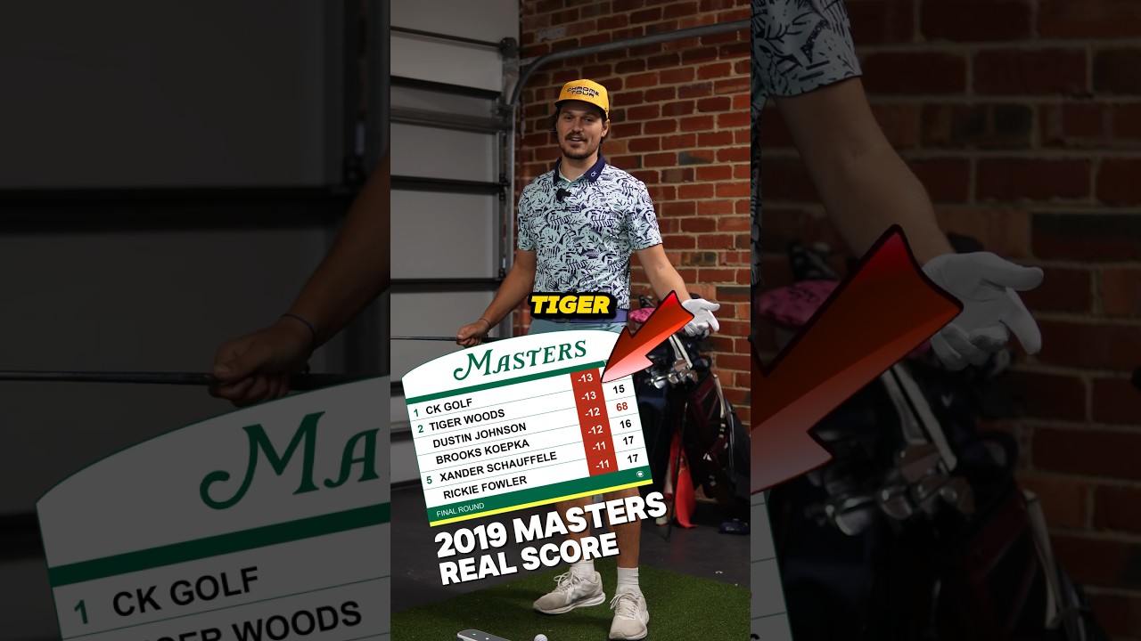 i challenged tiger woods #golf #augusta #tigerwoods #golfer #shorts #golfshorts