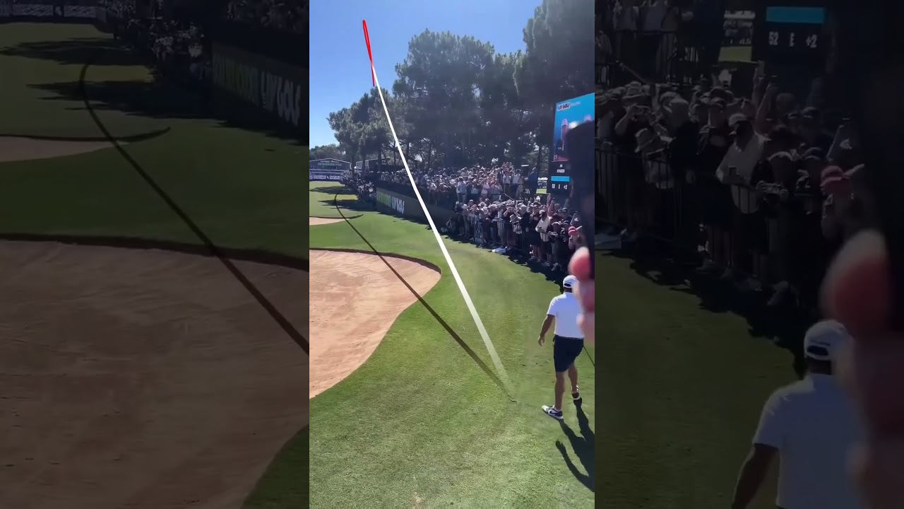 Impressive from Phil … Tag a friend you wouldn’t trust hitting this recovery shot 😳#LIVGolf #shorts
