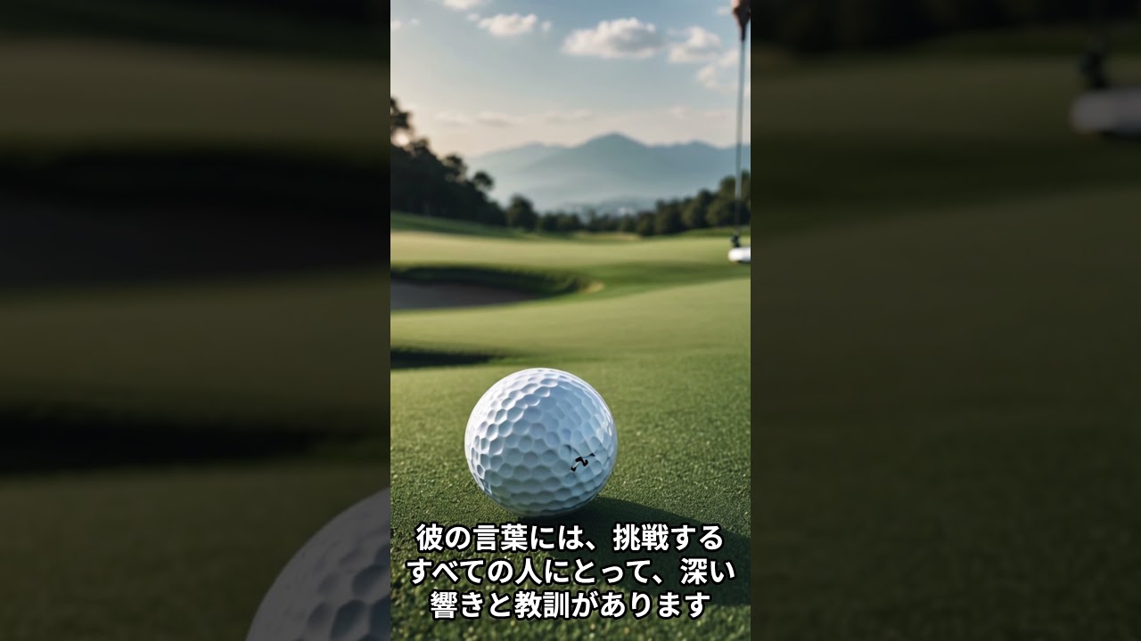 【世界の偉人】心に響く、努力の名言 パート9 ～（松山英樹：ゴルフ選手）