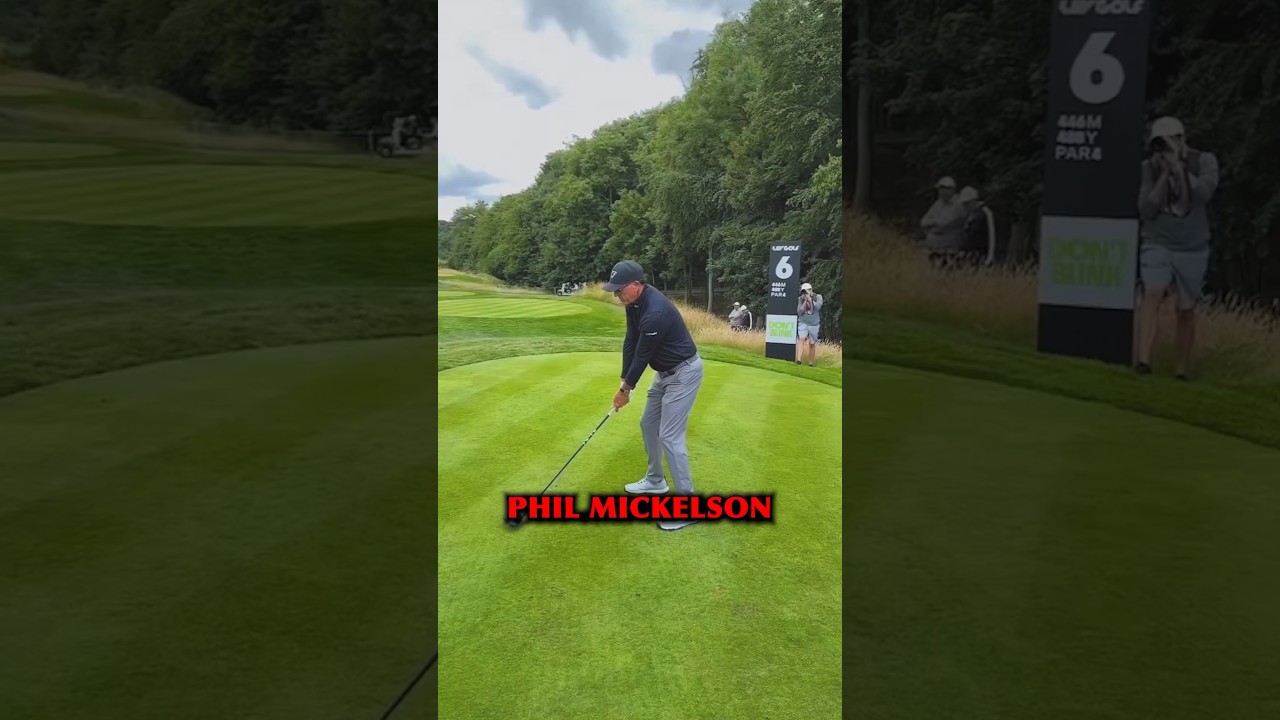 How to hit draws with your iron - Phil Michelson golf tip #golftips #golftechnique #golfingtips