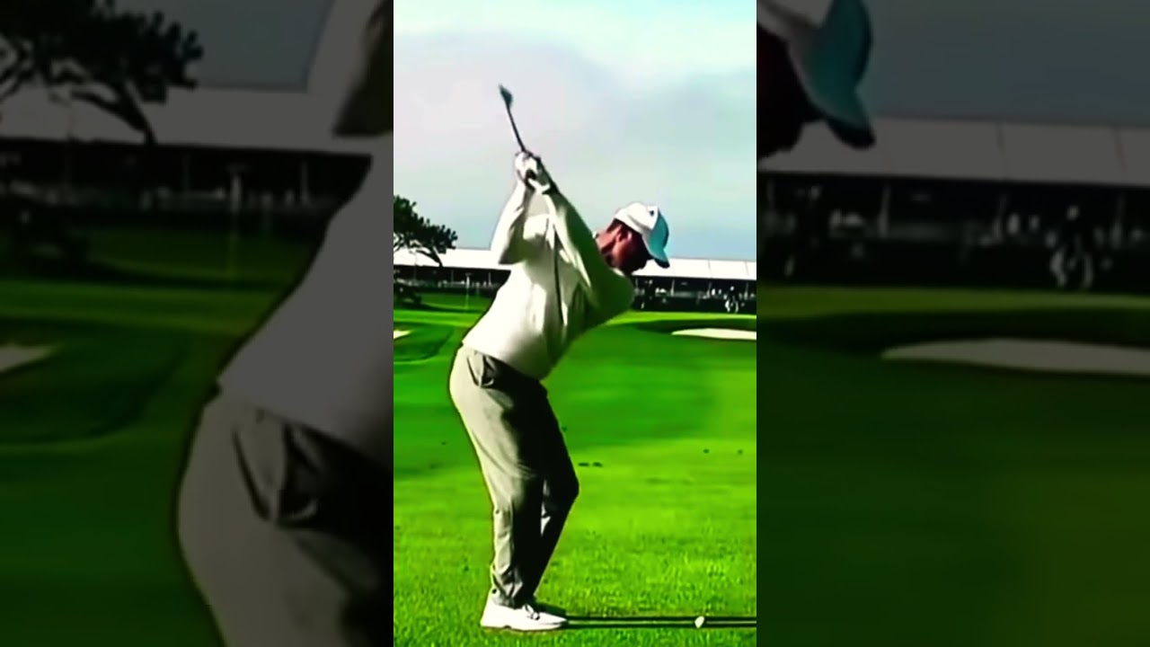 Tiger Woods Knockdown Wedge Swing