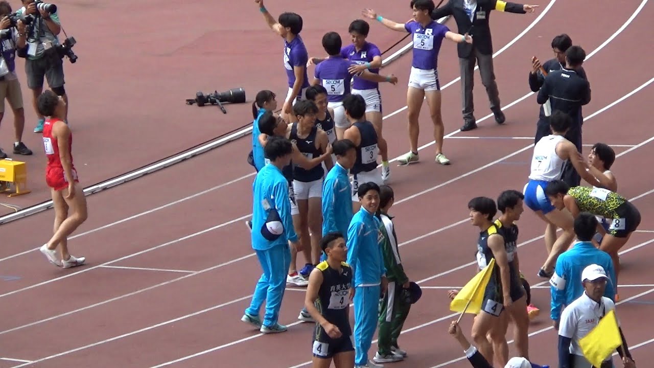 決勝 2部 男子リレー 4x400m 関東インカレ陸上2024