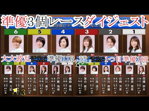 【GⅡレディース競艇準優】波乱激戦「準優3個レース」&勝利者インタビュー