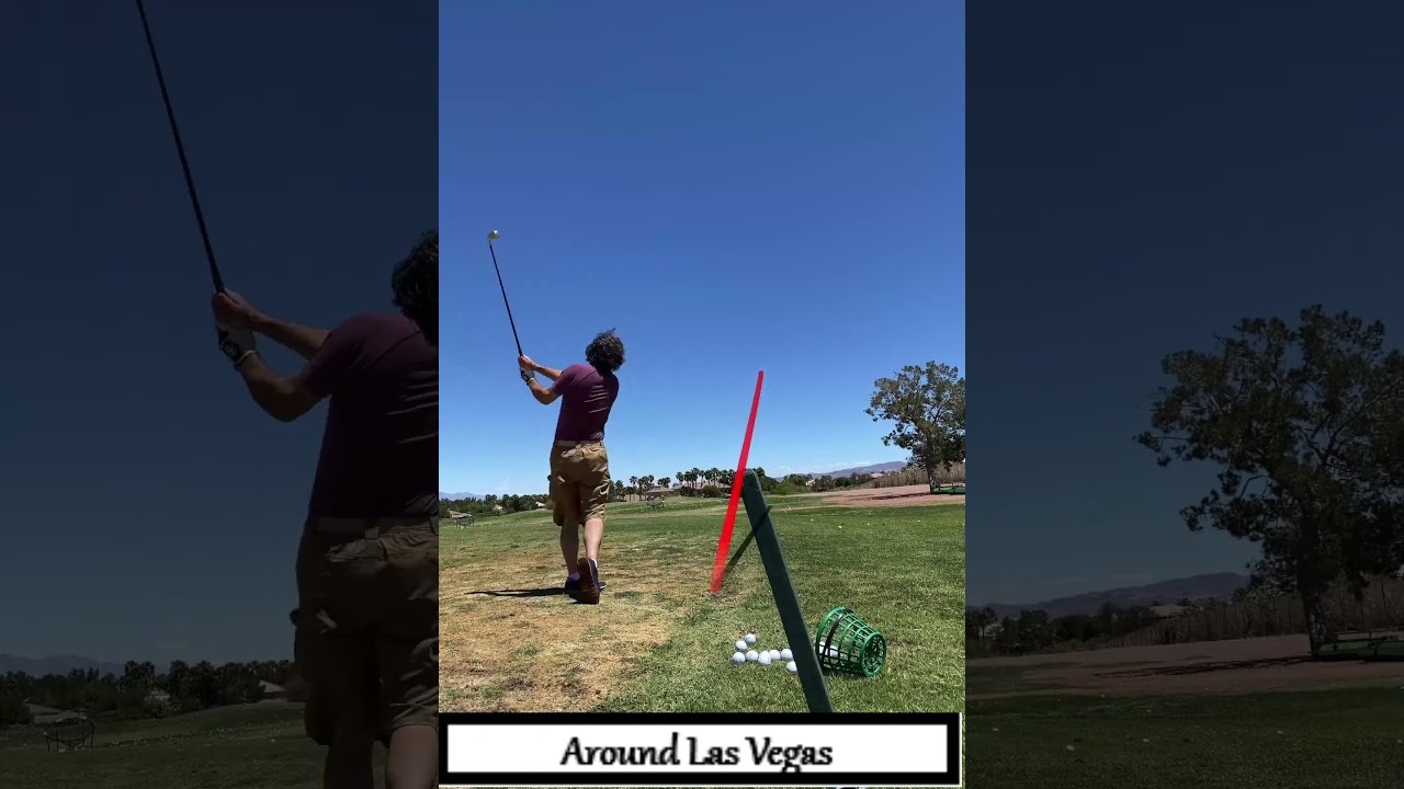 The Golf Shot Tiger Woods Made Famous.  2-Iron "Stinger" (Shot Tracer)